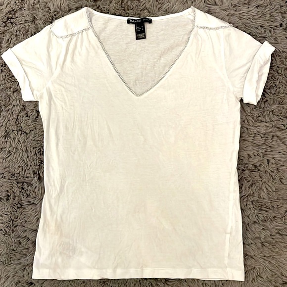 MANGO SILVER CHAIN TEE - Picture 4 of 10